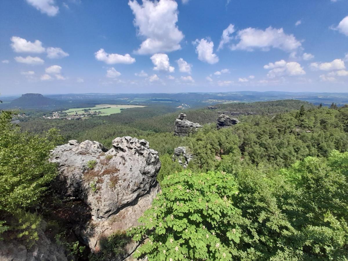 Fewo Bockmuehle Hohnstein Bagian luar foto