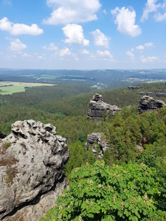 Fewo Bockmuehle Hohnstein Bagian luar foto